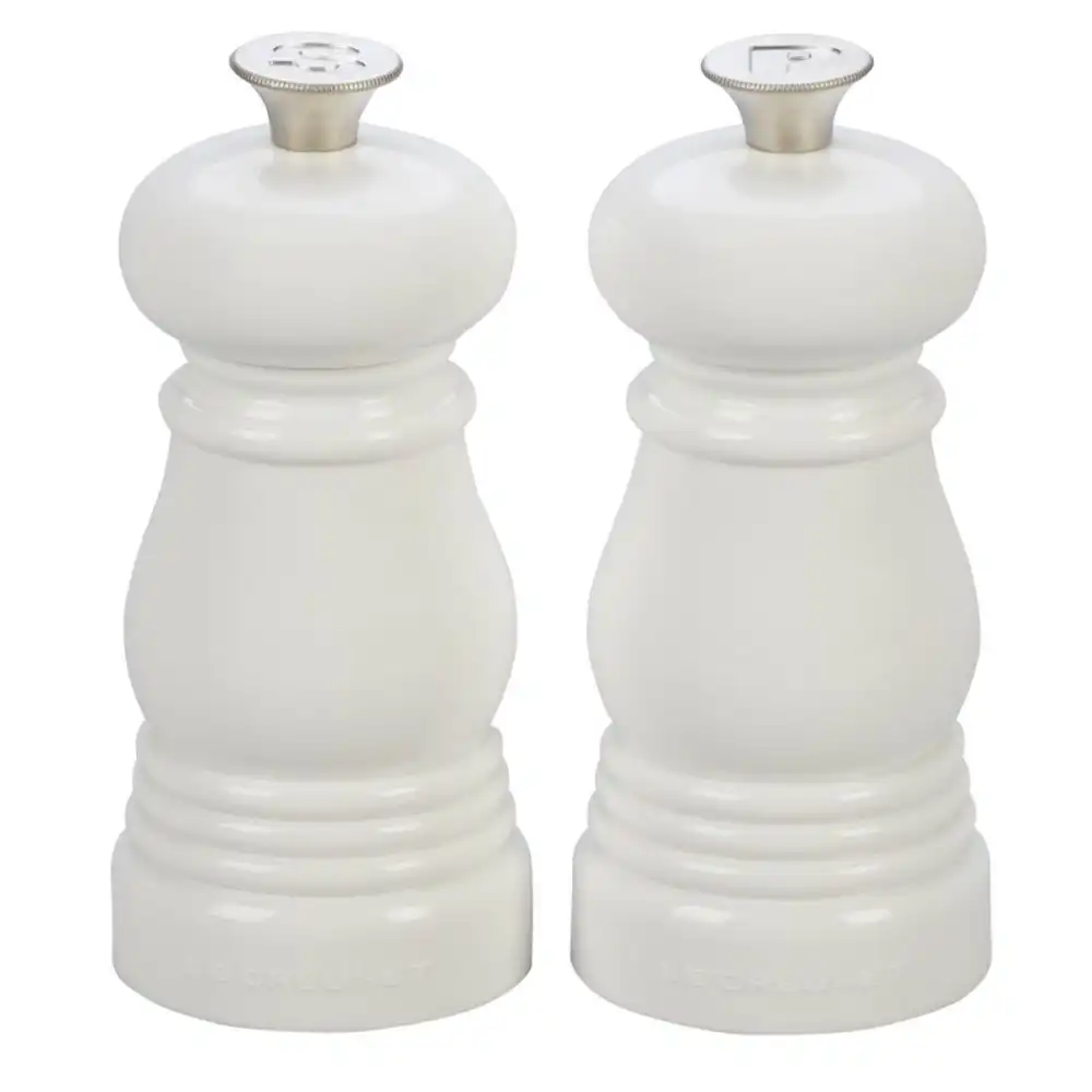 Le Creuset Petite Salt & Pepper Mill Set | White