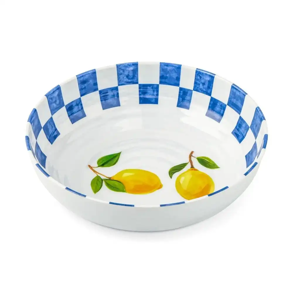 Alternative view of Core Home Lemon Check 1.1L Melamine Dinner Bowls | 4-Piece