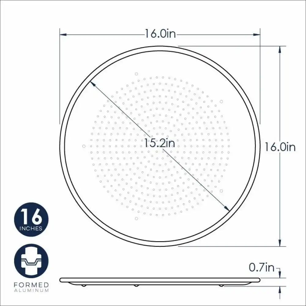 Alternative view of Nordic Ware Naturals 16" Hot Air Pizza Crisper