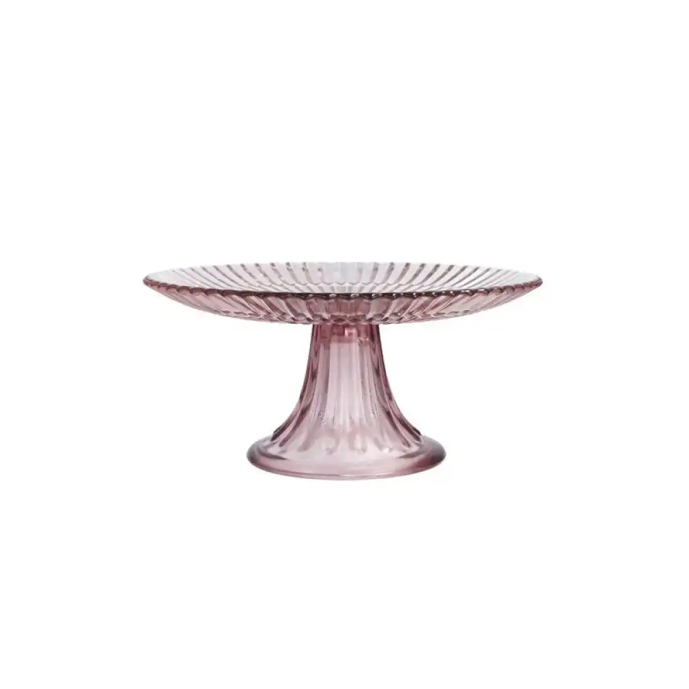 Fortessa Archie 8.25" Mini Cake and Cupcake Stand | Pink