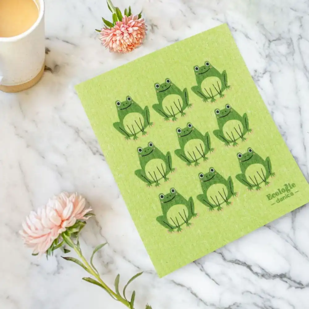 Alternative view of Ecologie by Danica Swedish Sponge Dish Cloth | Ribbit