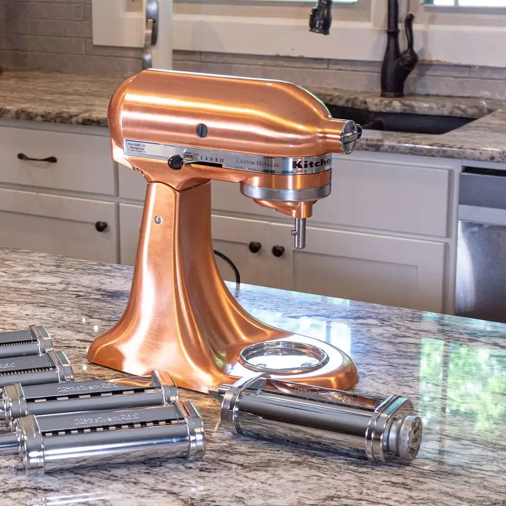 Alternative view of KitchenAid 5-Piece Pasta Deluxe Attachment Set (Pasta Roller + Spaghetti, Fettuccine, Capellini, & Lasagnette Cutter)