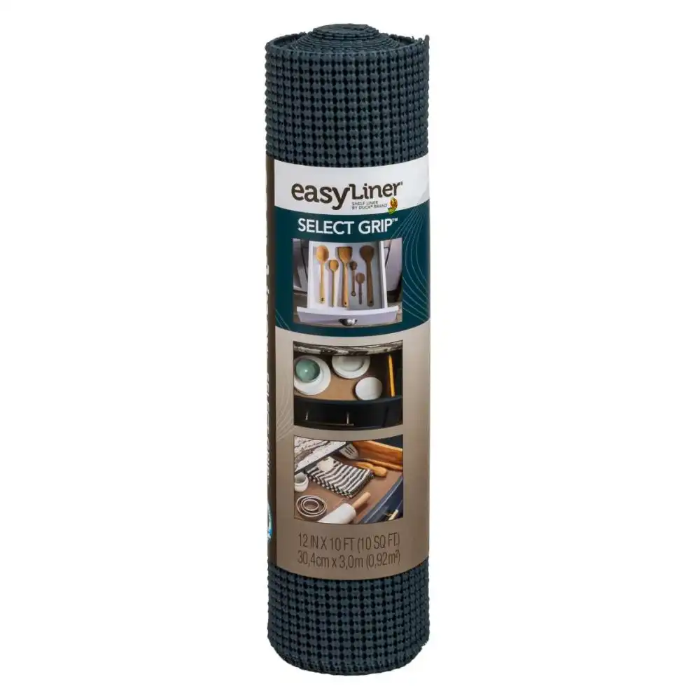 Duck Brand Easy Liner Select Grip 12" x 10' Shelf Liner | Navy Blue