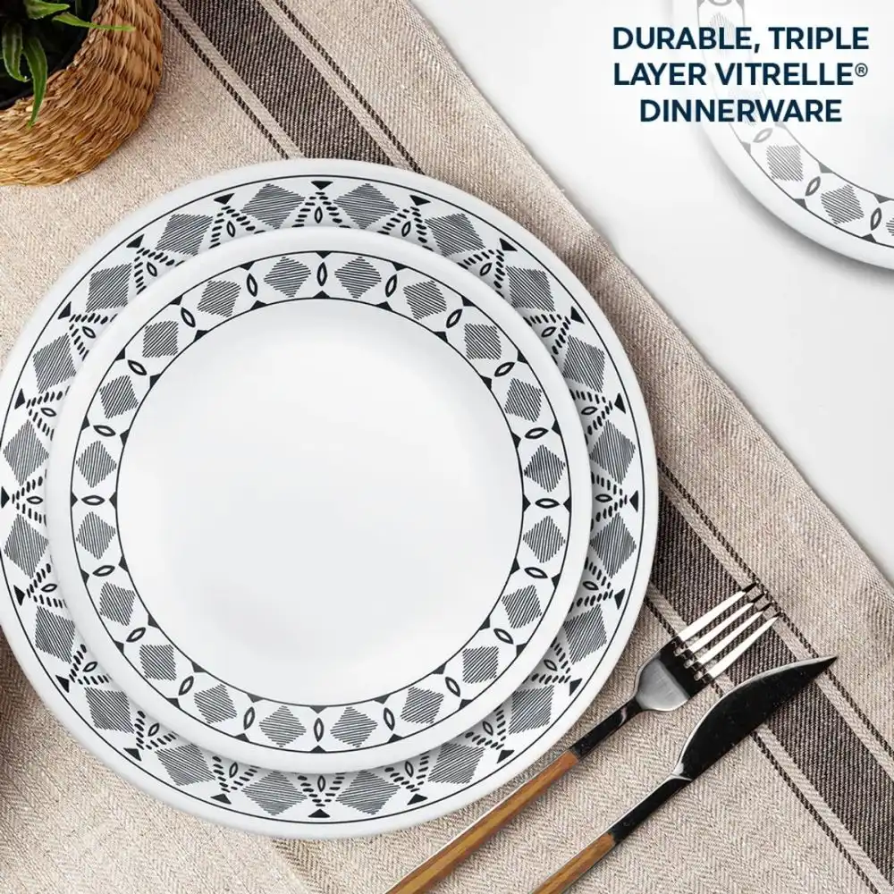 Alternative view of Corelle 16-Piece Dinnerware Set | Uptowne Blue