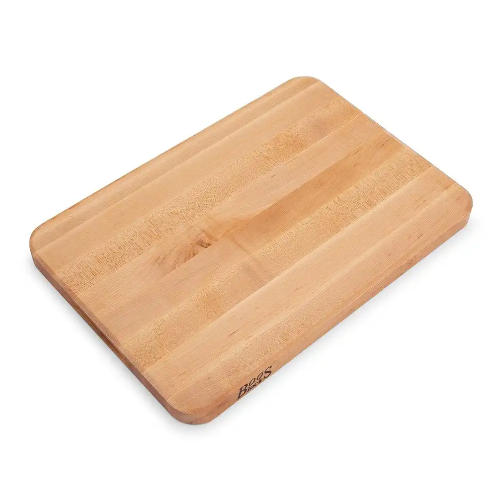 John Boos Chop-N-Slice Series 20" x 14" x 1.25" Cutting Board with Hand Grip | Northern Hard Rock Maple