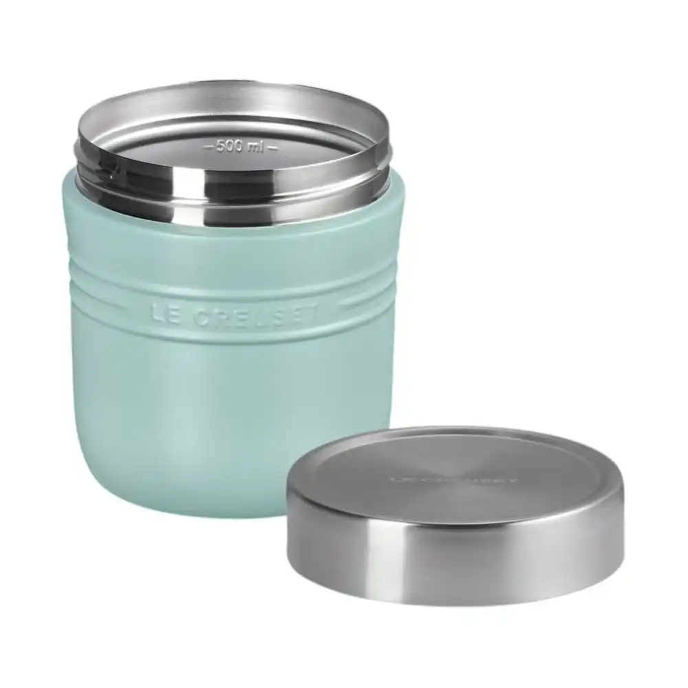 Alternative view of Le Creuset On The Go 16oz Stainless Steel Food Jar | Sea Salt