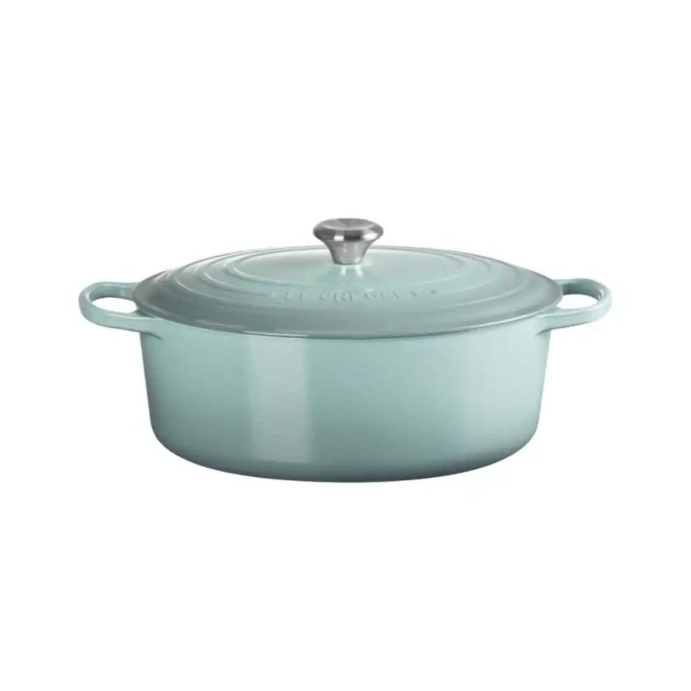 Alternative view of Le Creuset Signature 8 Qt. Oval Dutch Oven | Sea Salt