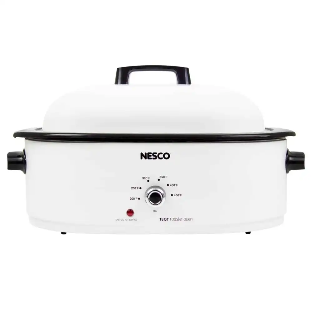 NESCO 18-Quart Roaster | White