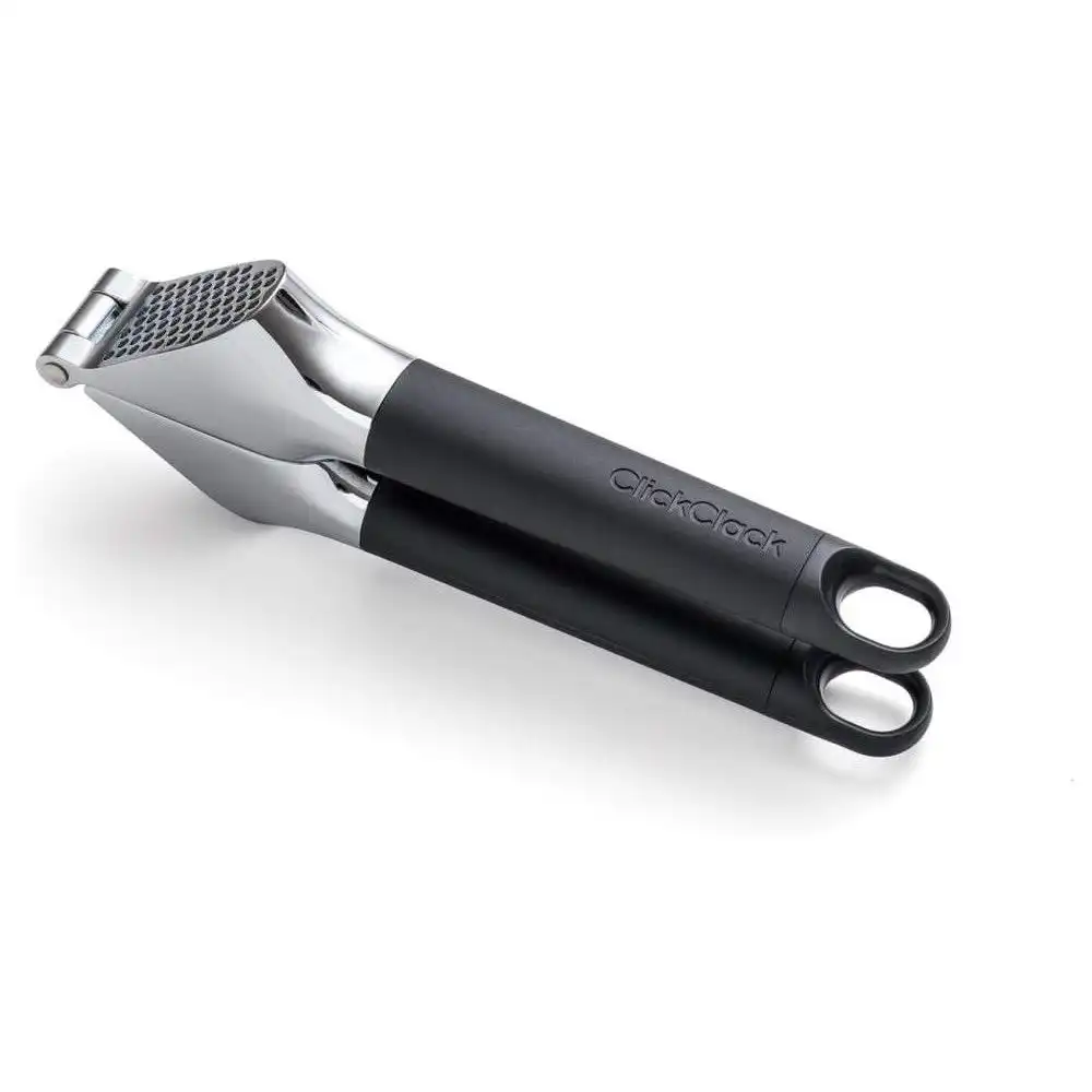 Click Clack Garlic Press | Grey/Chrome