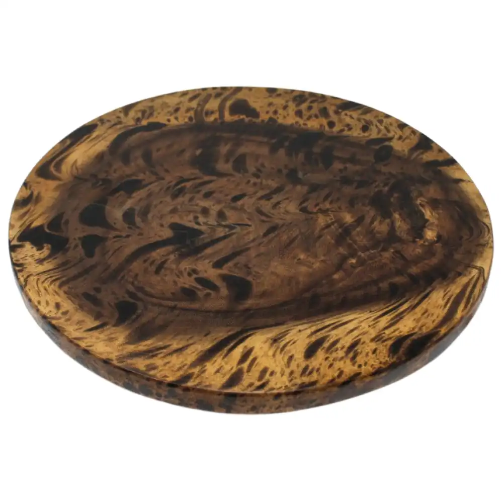 Lipper International Acacia Finish Lazy Susan | Burl