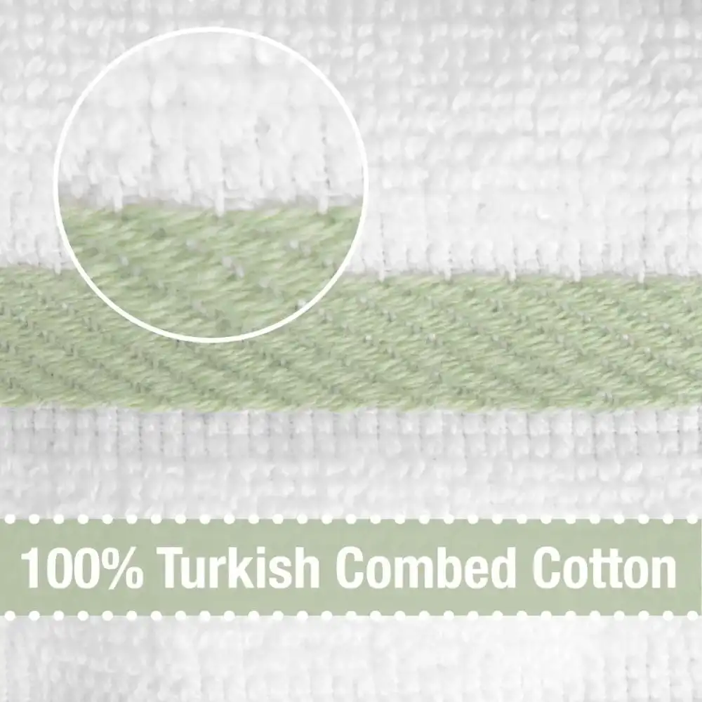 Alternative view of All-Clad Antimicrobial Kitchen Towel | Check Fennel