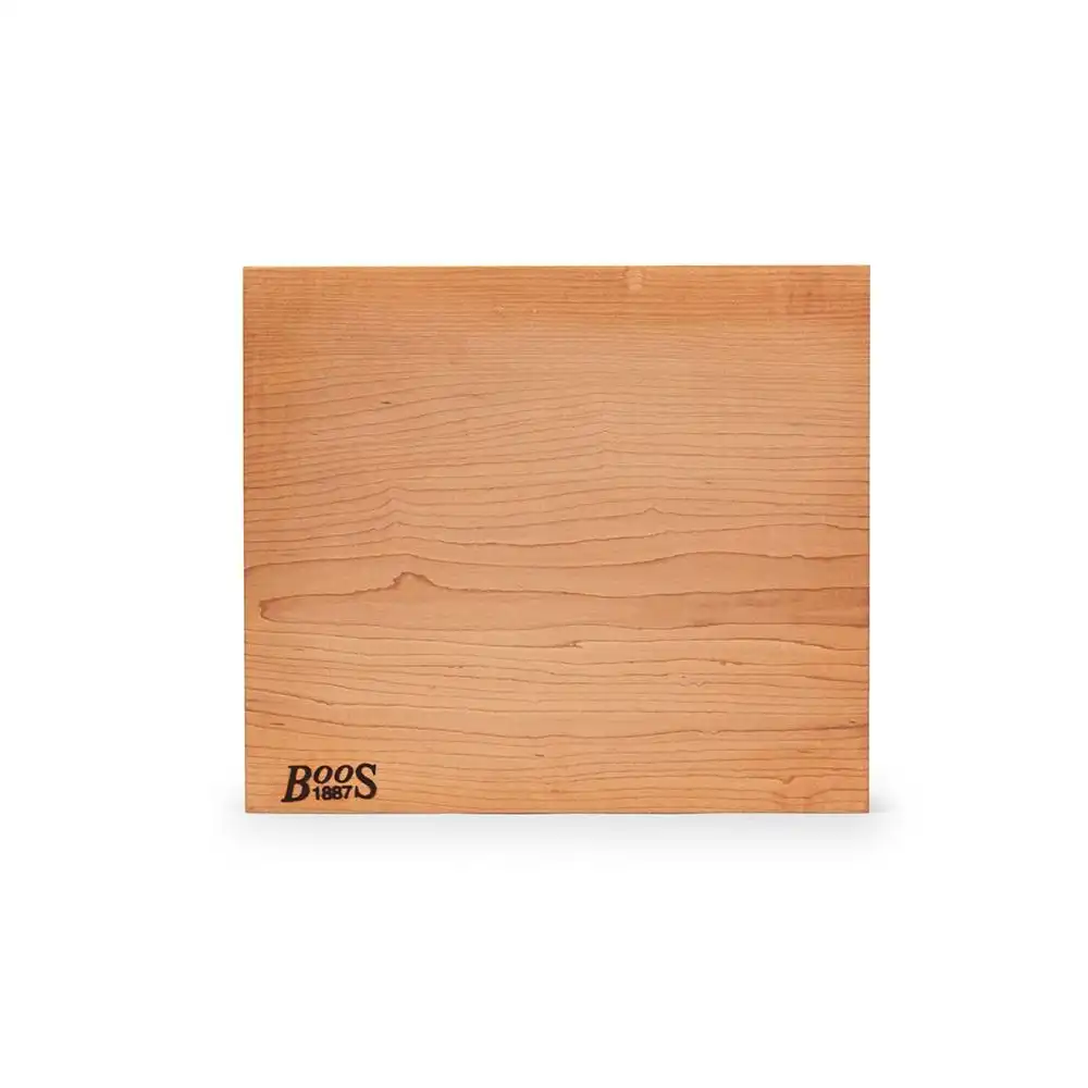 Alternative view of John Boos 1887 Rustic Edge Maple Cutting Board 13"x12"