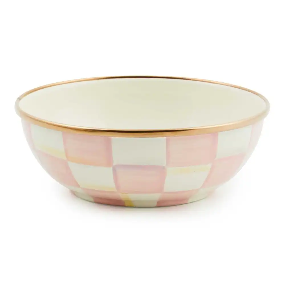 MacKenzie-Childs Rosy Check 2-Cup Everyday Bowl
