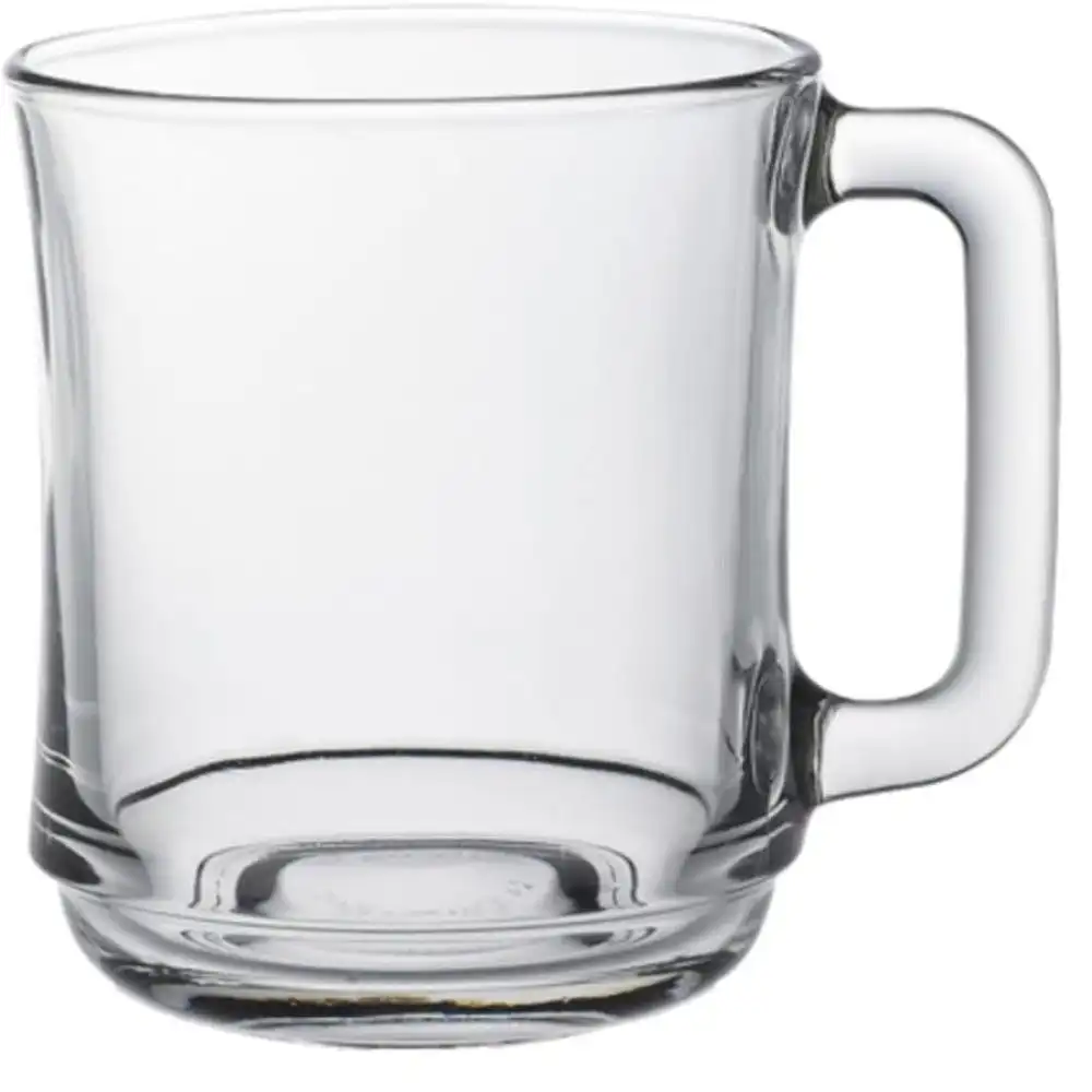 Duralex Lys 6-Piece 7.8 oz. Stackable Mug Set | Clear