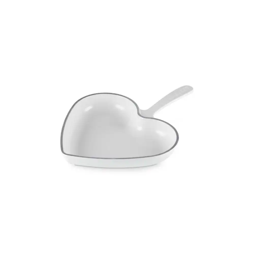 Alternative view of Le Creuset Traditional 10.25" Heart Skillet | White