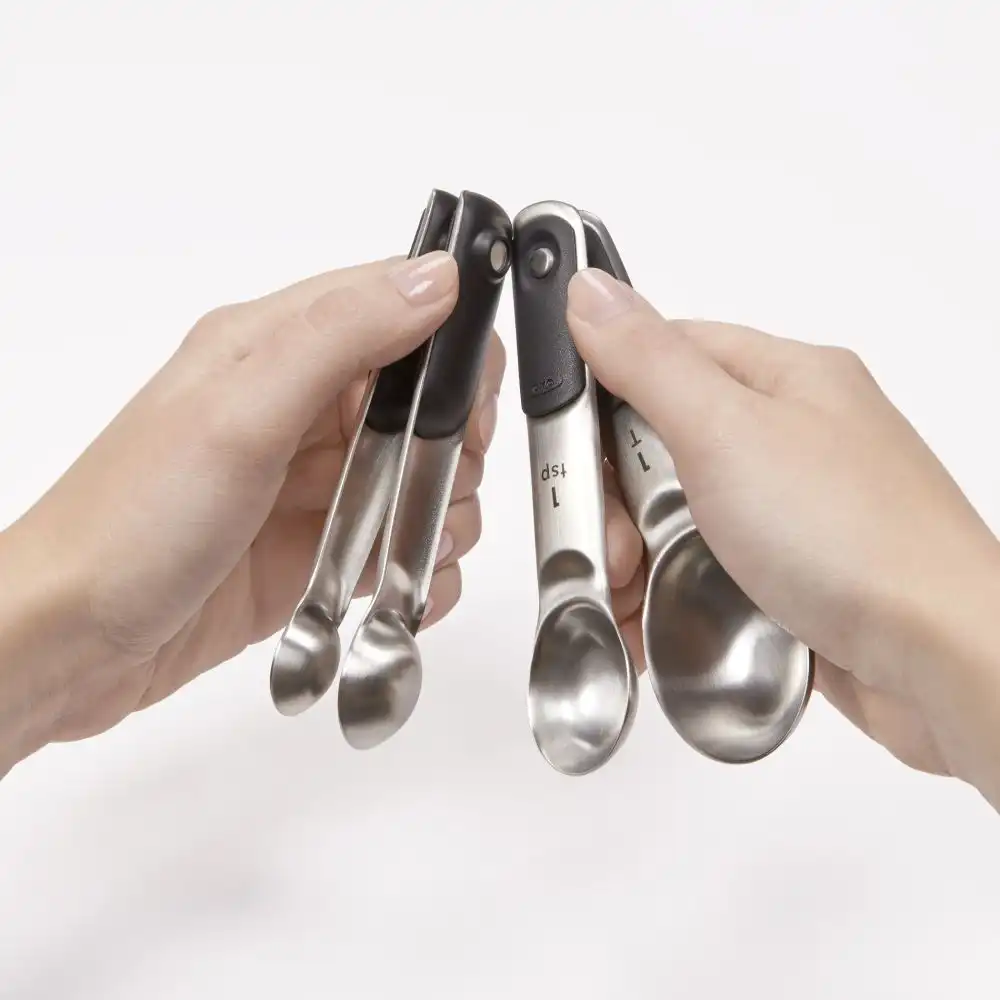 Alternative view of OXO 4-Piece Stainless Steel Measuring Spoons