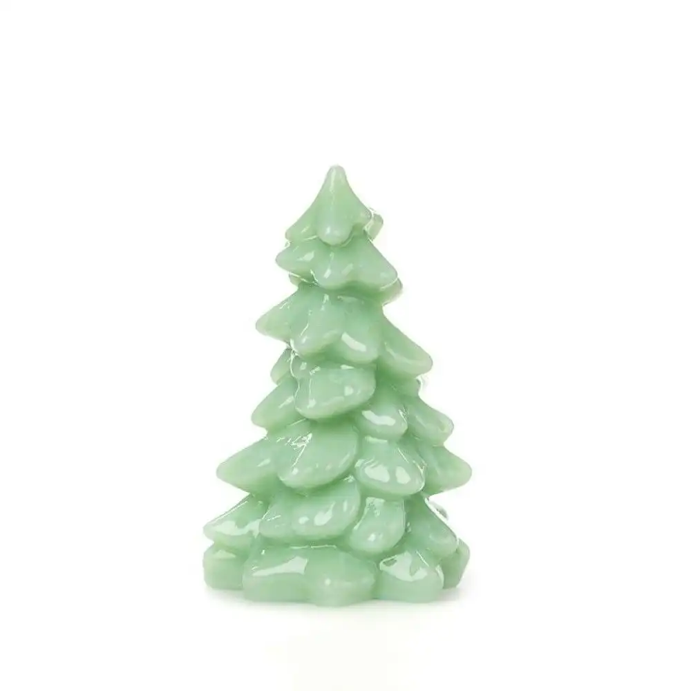 Alternative view of Mosser Glass Holiday Collection 5.5" Tree Figurine | Jadeite