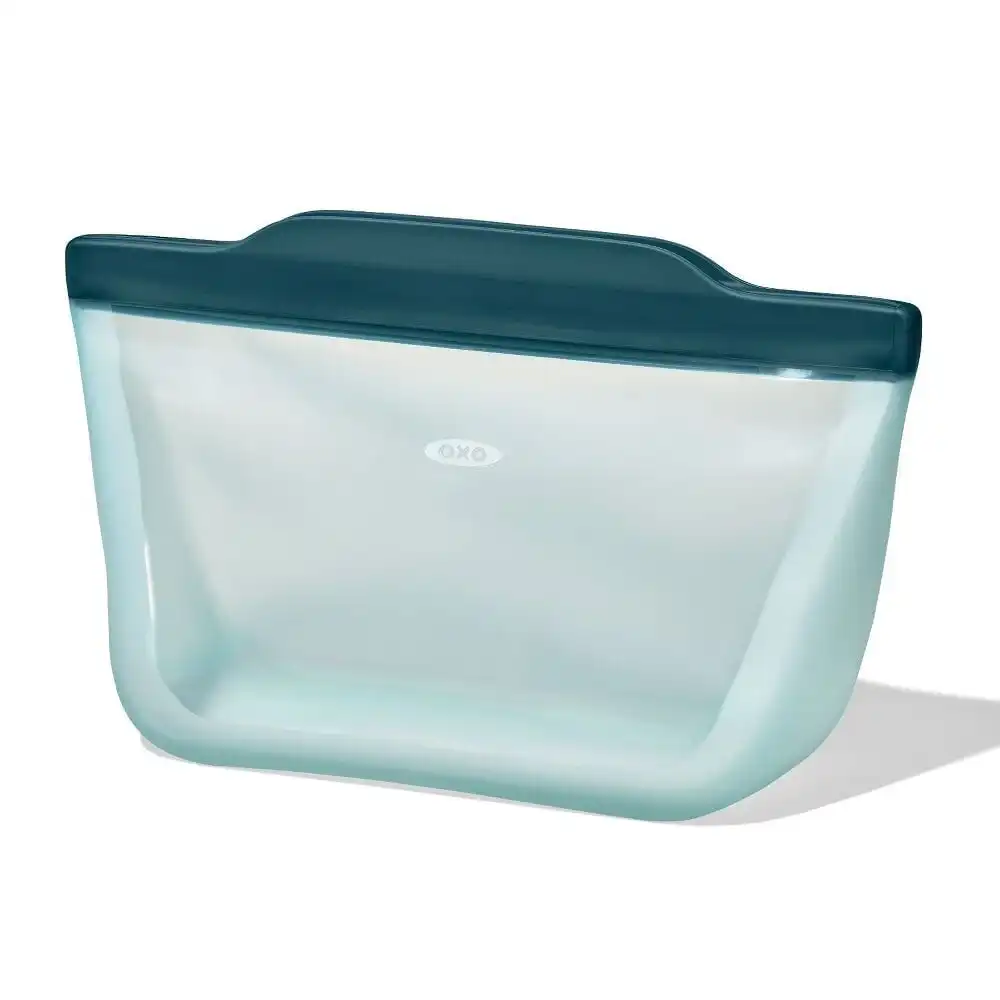 Alternative view of OXO Good Grips 32oz Stand-Up Quart Silicone Reusable Bag | Lagoon