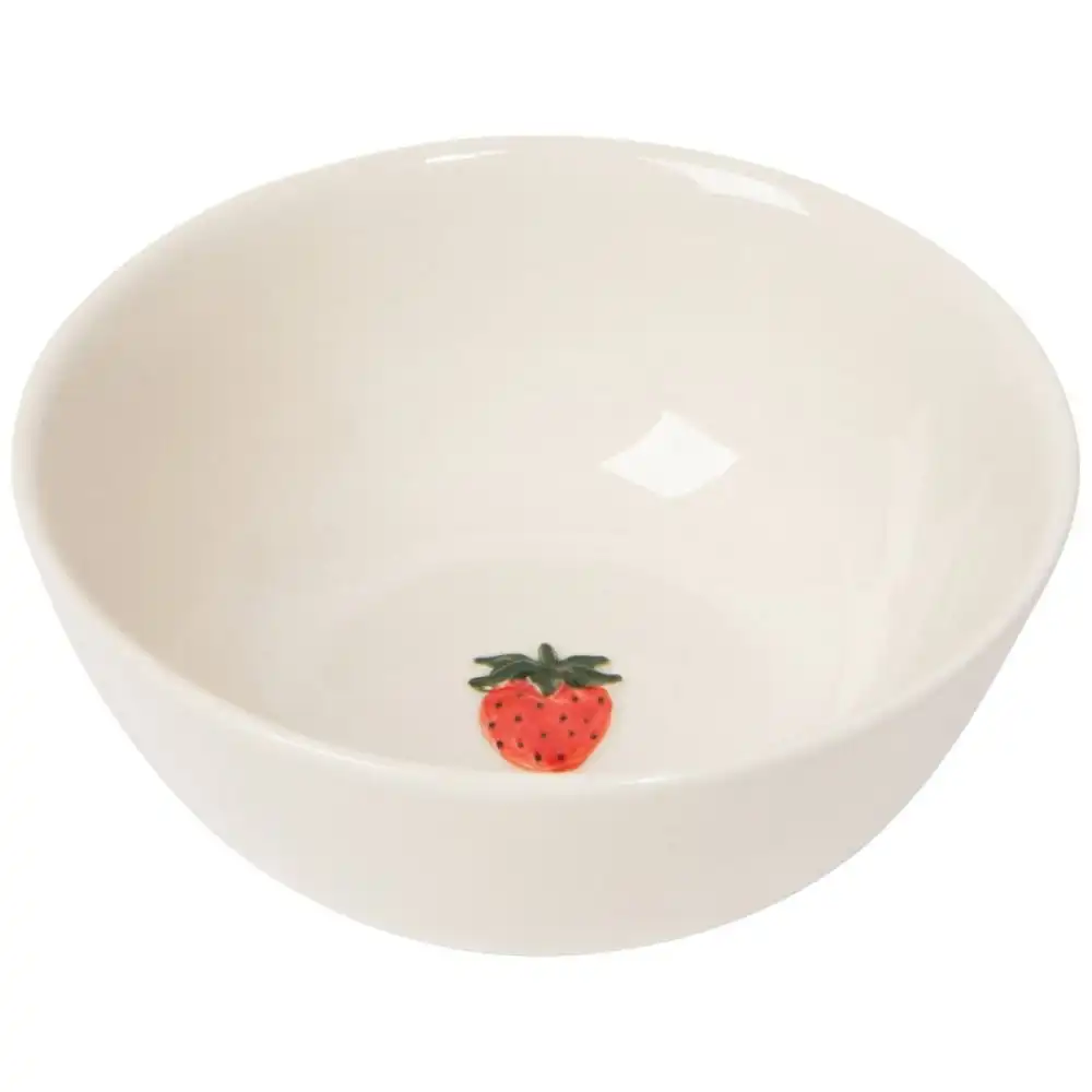 Danica Jubilee Petite Motif 11oz Embossed Bowl | Strawberry