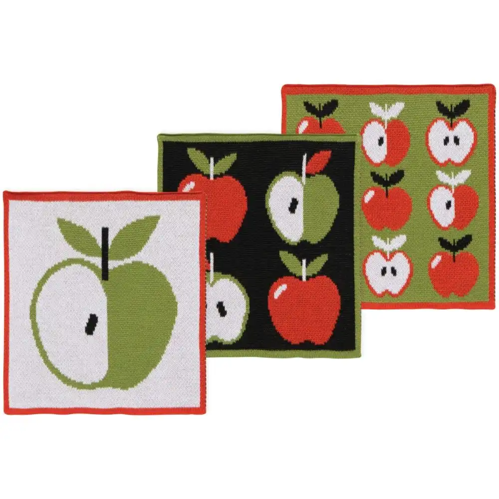 Danica Jubilee Knit Dishcloths (Set of 3) | Apple a Day