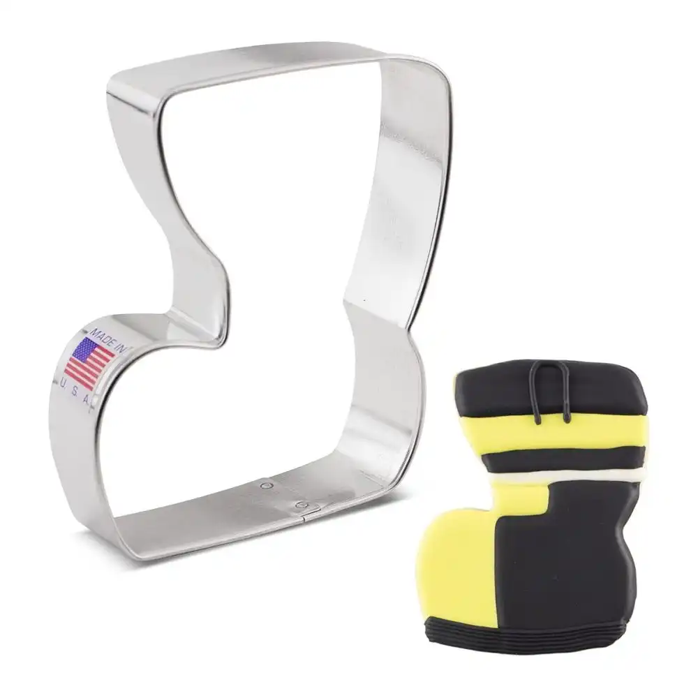 Alternative view of Ann Clark 3.5" Cookie Cutter | Rubber Boot by Flour Box Bakery