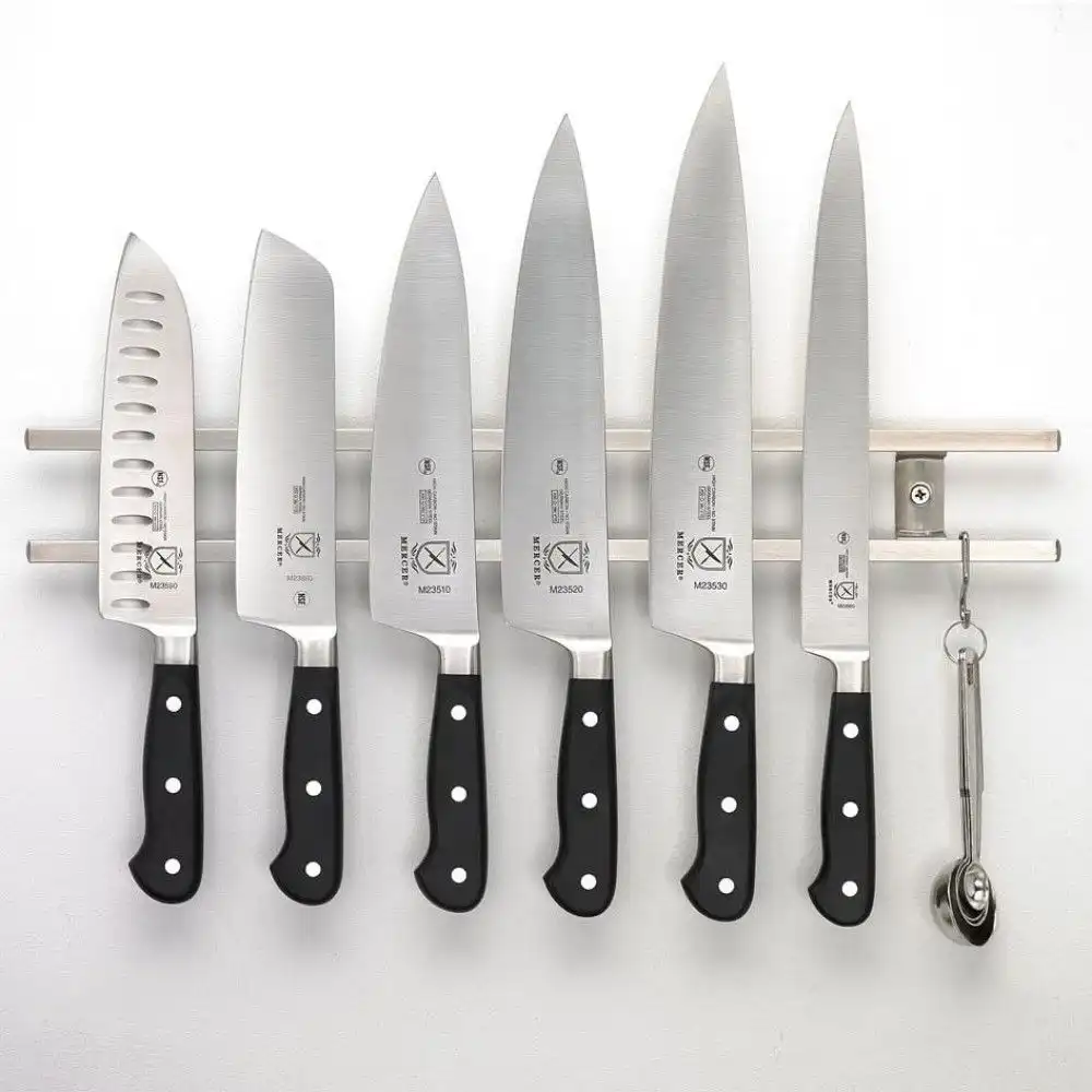 Alternative view of Mercer Culinary 18" Magnetic Knife Bar | Stainless Steel