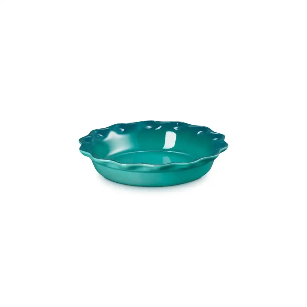 Alternative view of Le Creuset 9" Heritage Pie Dish | Blue Riviera