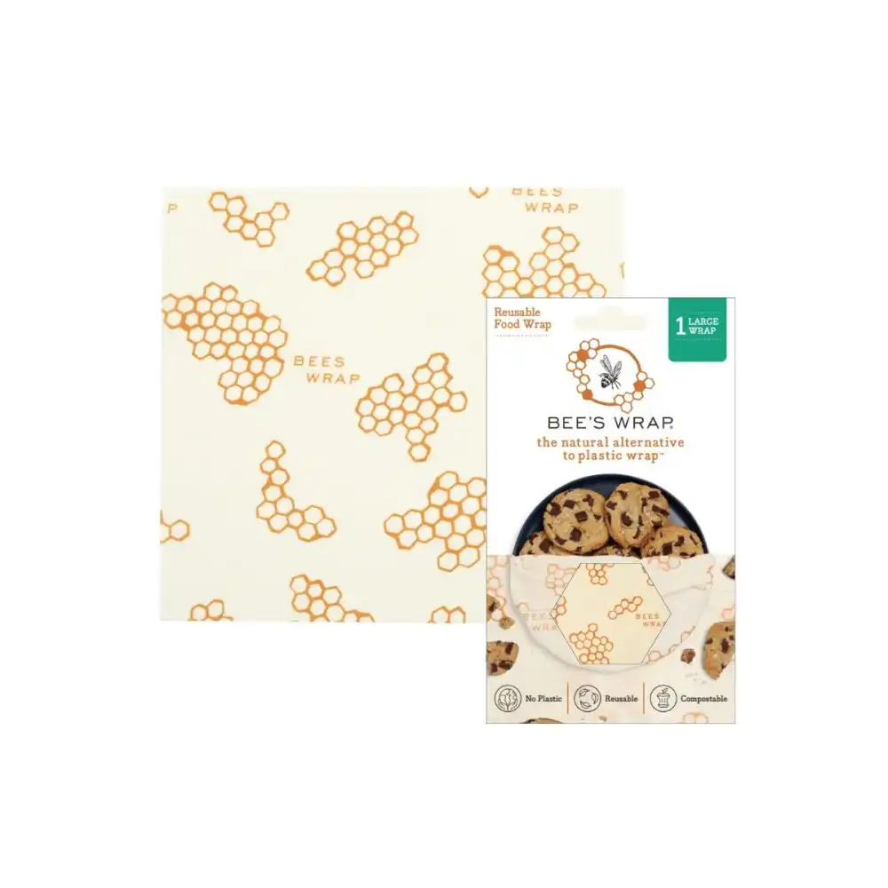 Alternative view of Bee's Wrap Large Wrap | Honeycomb Print