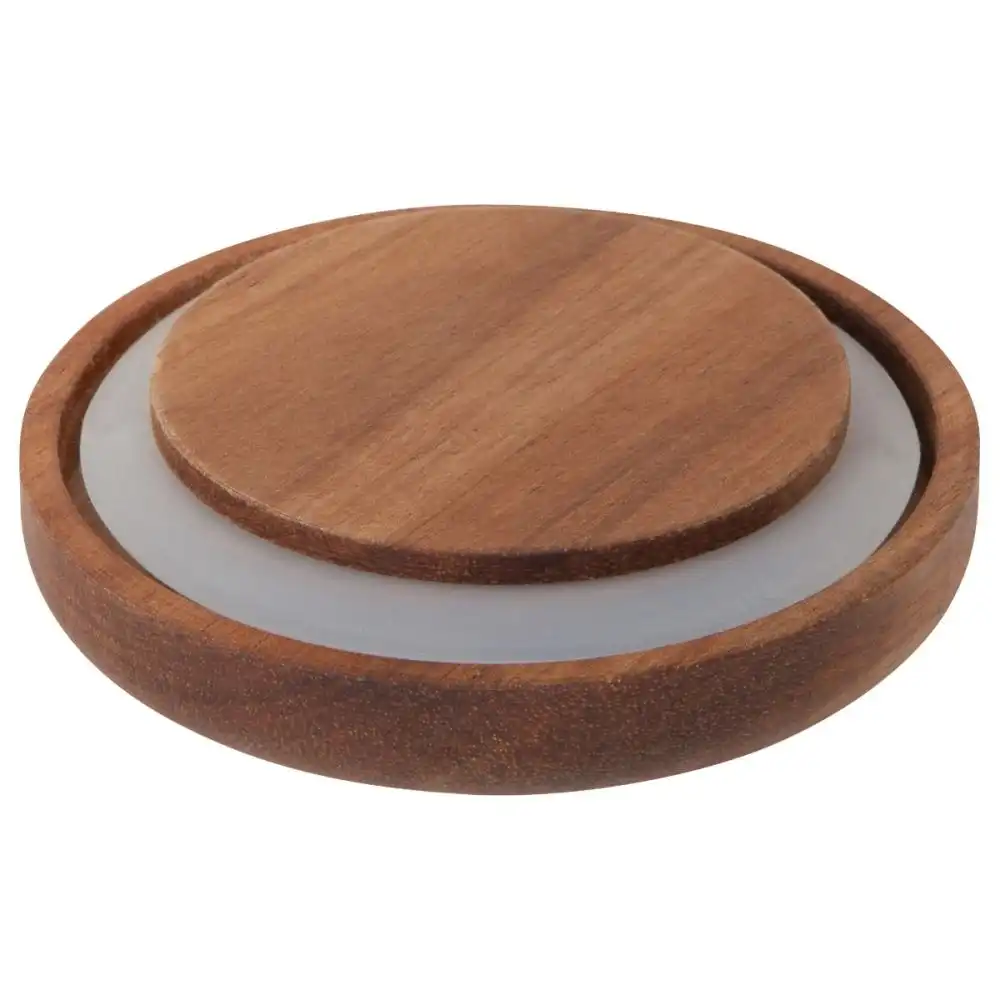 Alternative view of Danica Heirloom Acacia Wood Large Glass Jar | 42oz
