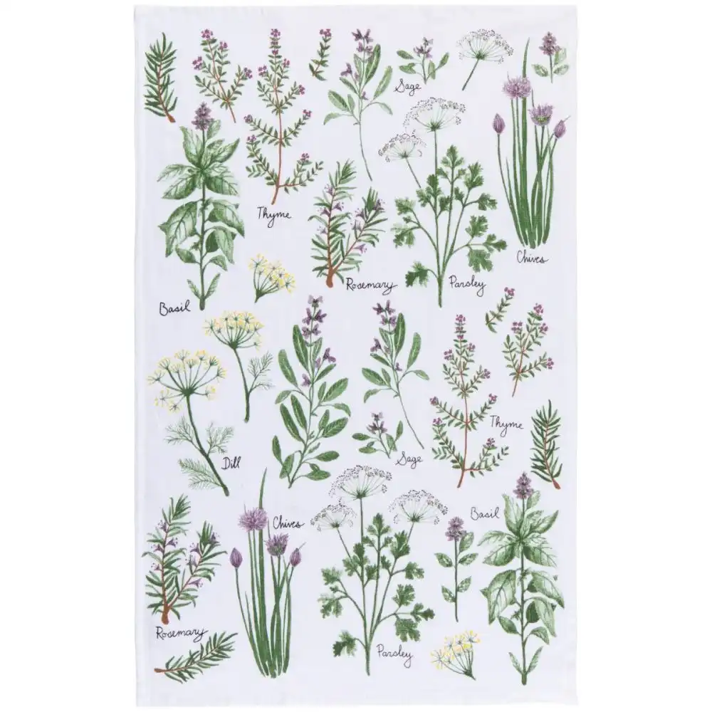 Now Designs by Danica Terry Dishtowel | Fresh Herbs
