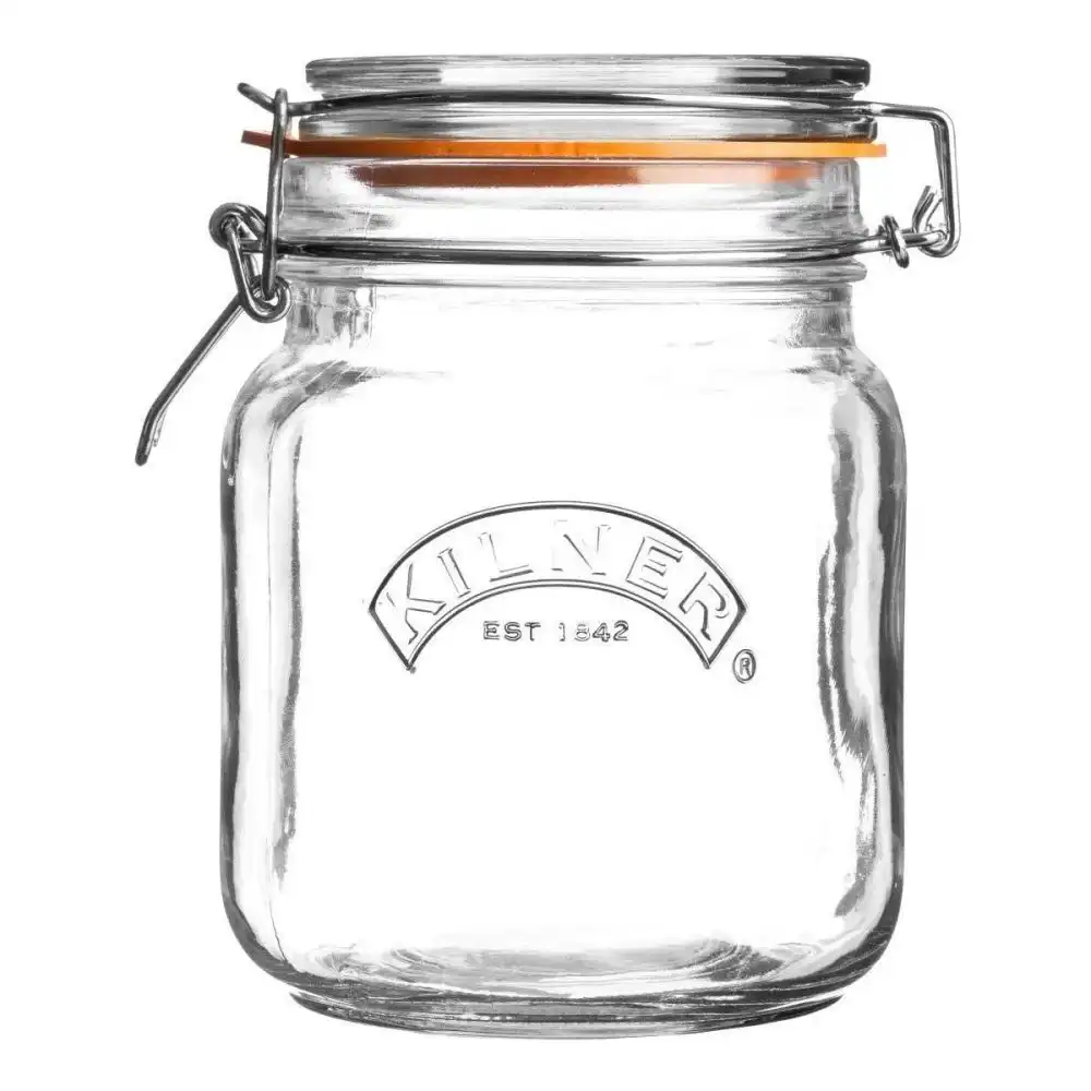 Alternative view of Kilner Square Clip Top Jars (Set of 6) | 34oz