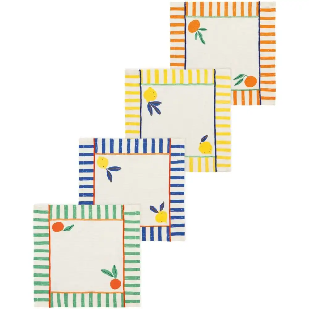 Danica Jubilee Cocktail Napkins (Set of 4) | Citrus Burst