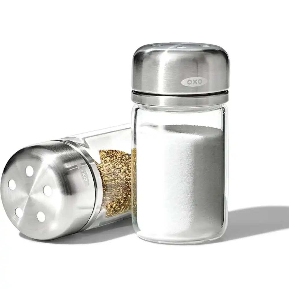 Alternative view of OXO Good Grips Glass Adjustable Salt & Pepper Shaker Set