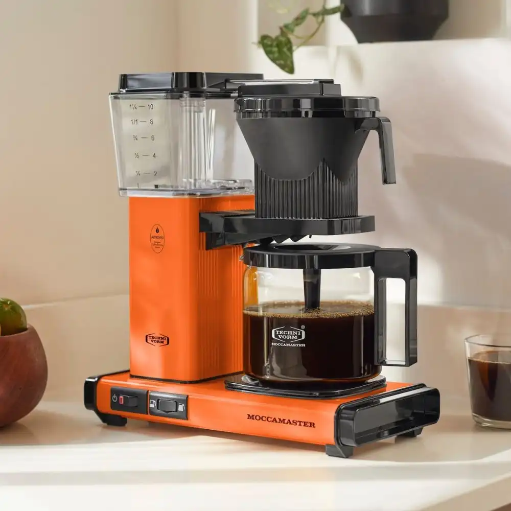 Alternative view of Moccamaster KBGV Automatic Drip Stop Coffee Maker (40 oz Glass Carafe) | Orange