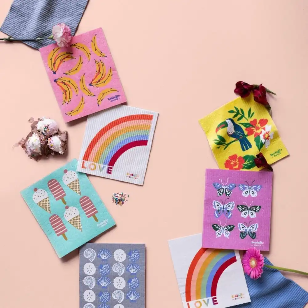 Alternative view of Ecologie by Danica Swedish Sponge Dish Cloth | Bananas