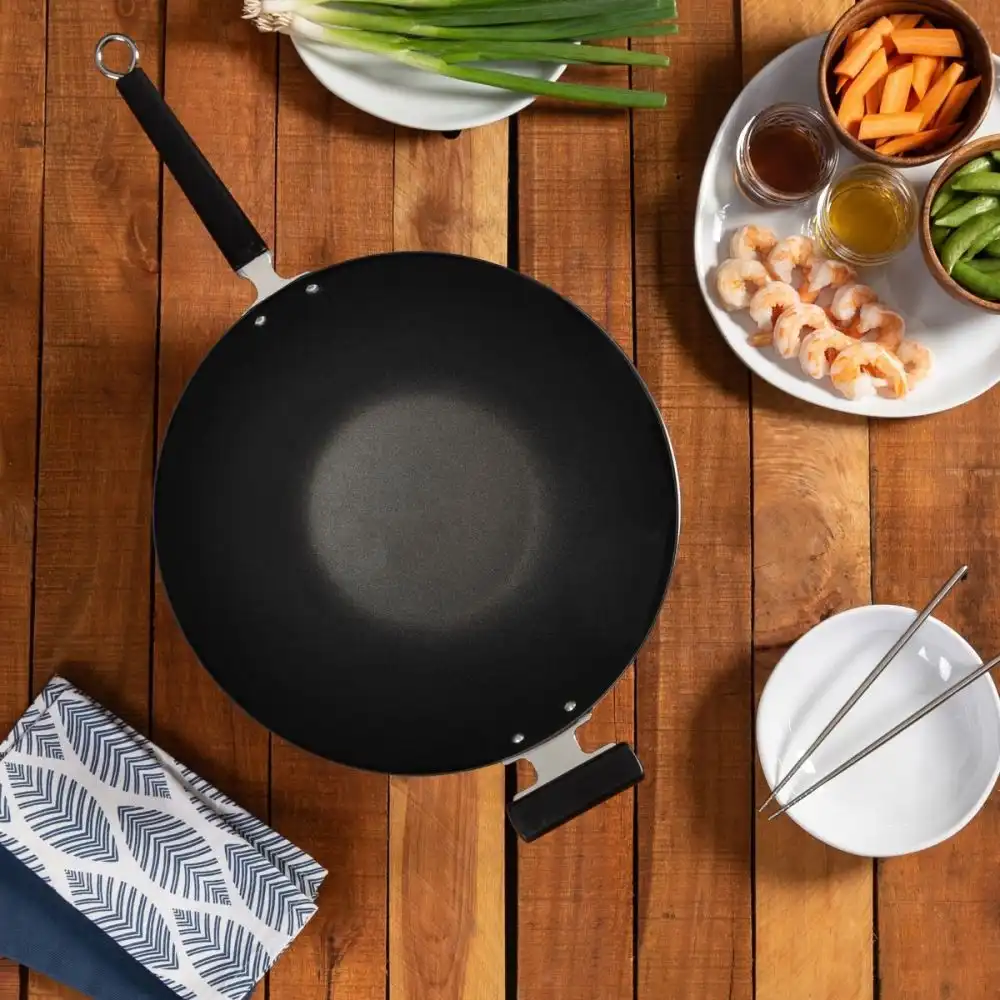 Alternative view of Joyce Chen Professional Series Nonstick 14" Wok Bundle | 5-Piece