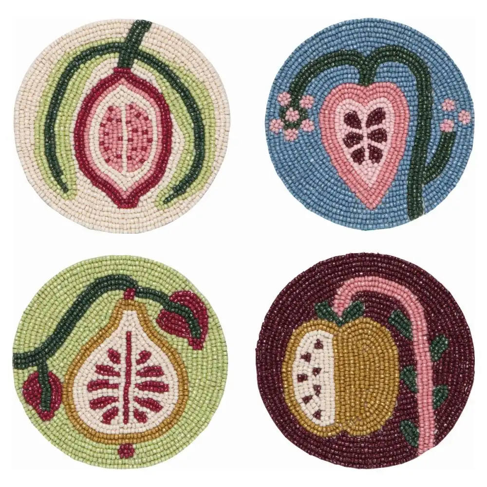 Danica Studio Beaded Coasters (Set of 4) | Pome