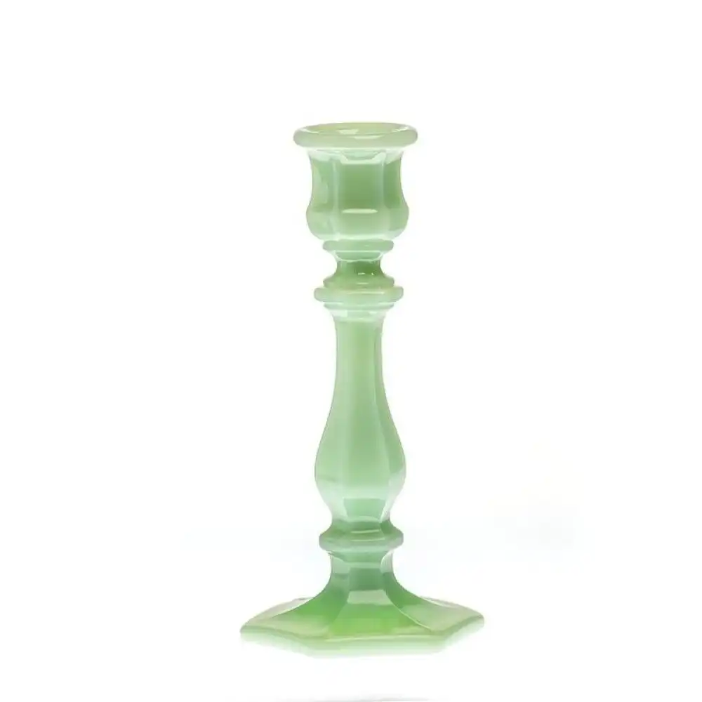 Mosser Glass 7.5" Candlestick | Jadeite
