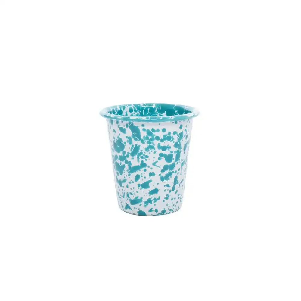Crow Canyon 10oz Short Tumbler | Turquoise Splatter