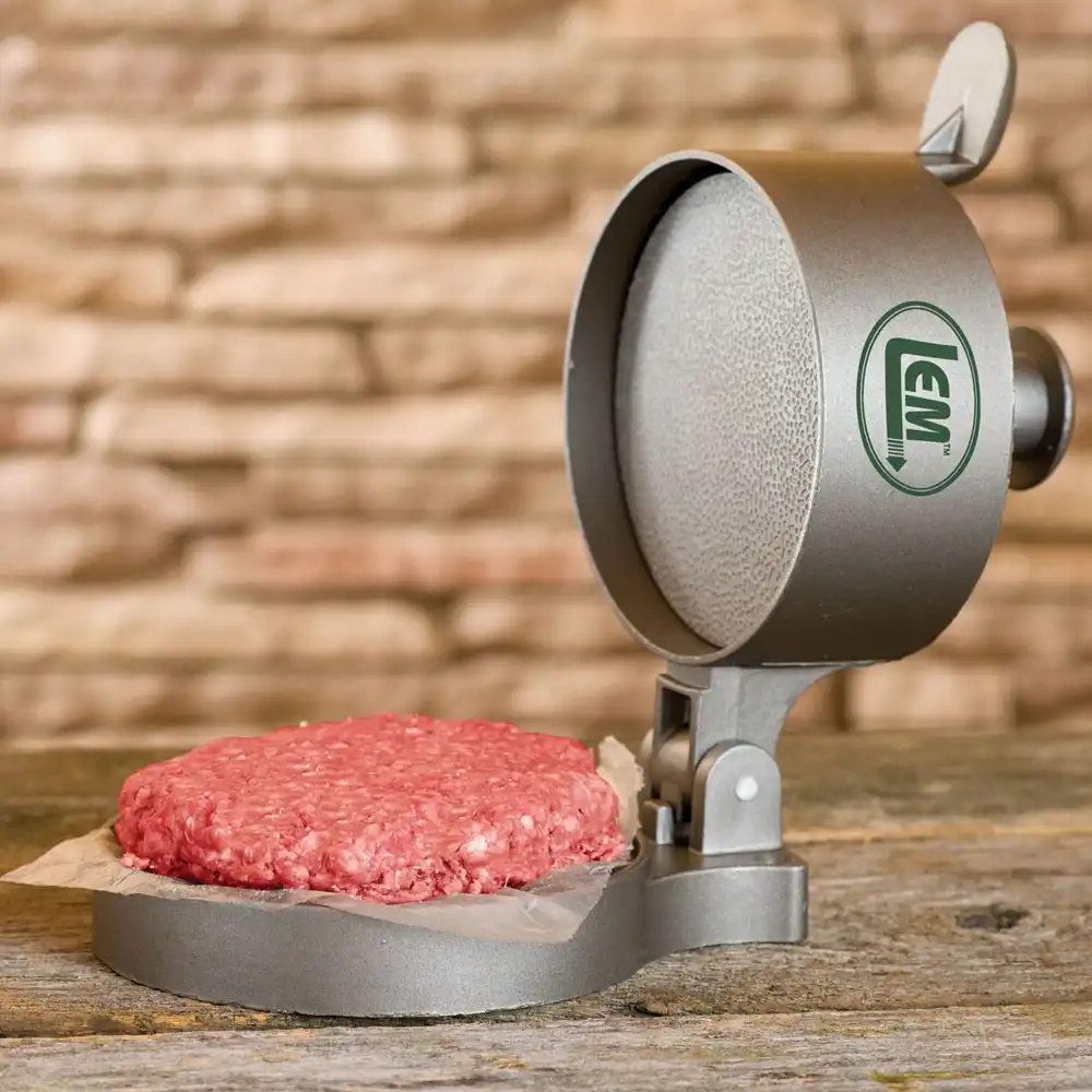 Alternative view of LEM Non-Stick Adjustable Burger Press