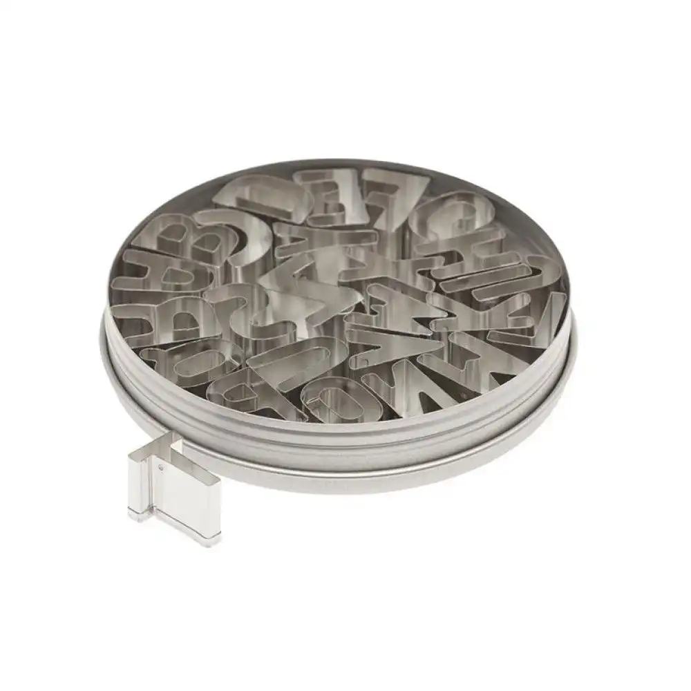 Ateco Tin Alphabet Cutter Set | 26-Piece
