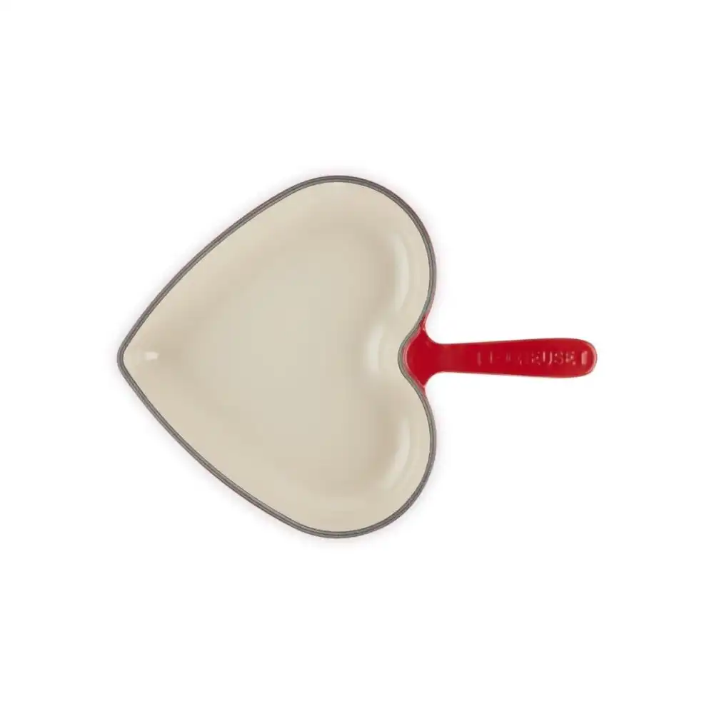Alternative view of Le Creuset Traditional 10.25" Heart Skillet | Cerise