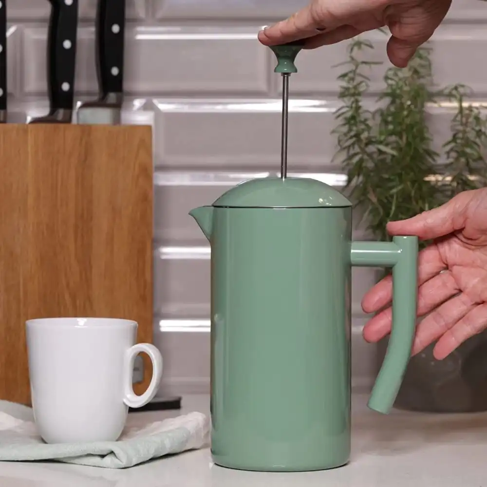 Alternative view of Frieling 34 oz Stainless Steel French Press | Dilly Bean Green