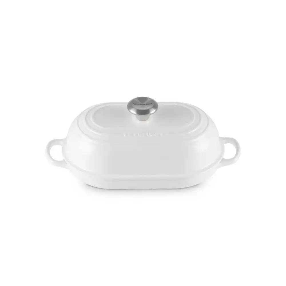 Le Creuset Signature 11.5" Oval Bread Oven | White