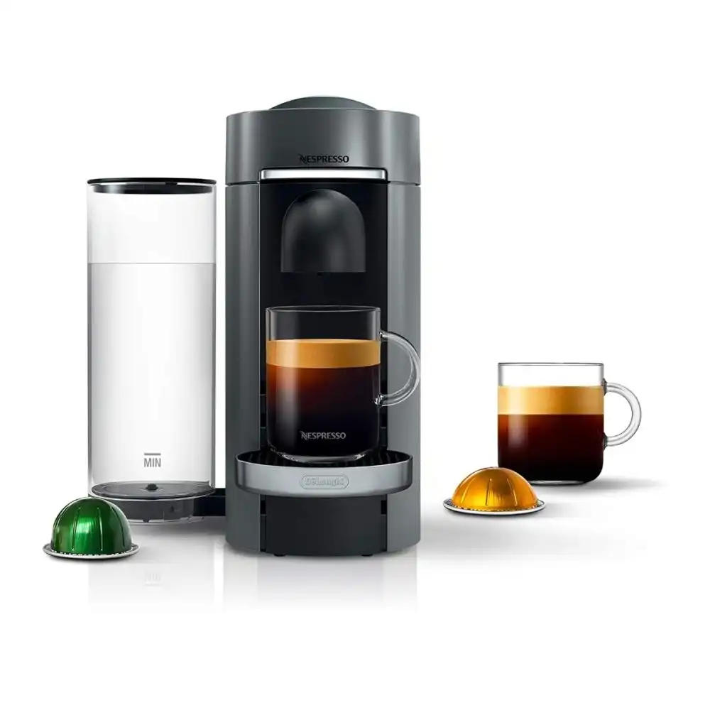 Nespresso Vertuo Plus Deluxe Pod Capsule Coffee & Espresso Machine by De'Longhi | Titan