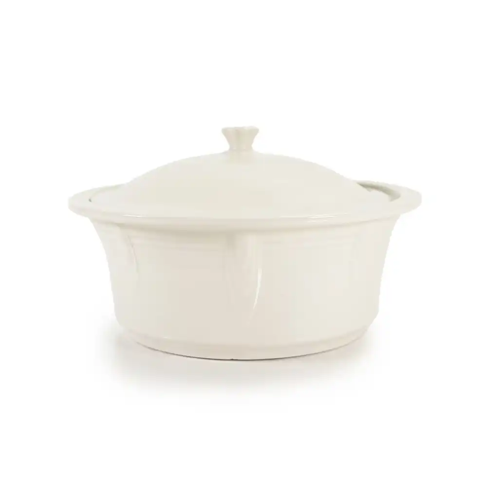 Fiesta® 90oz Large Covered Casserole Dish | Linen