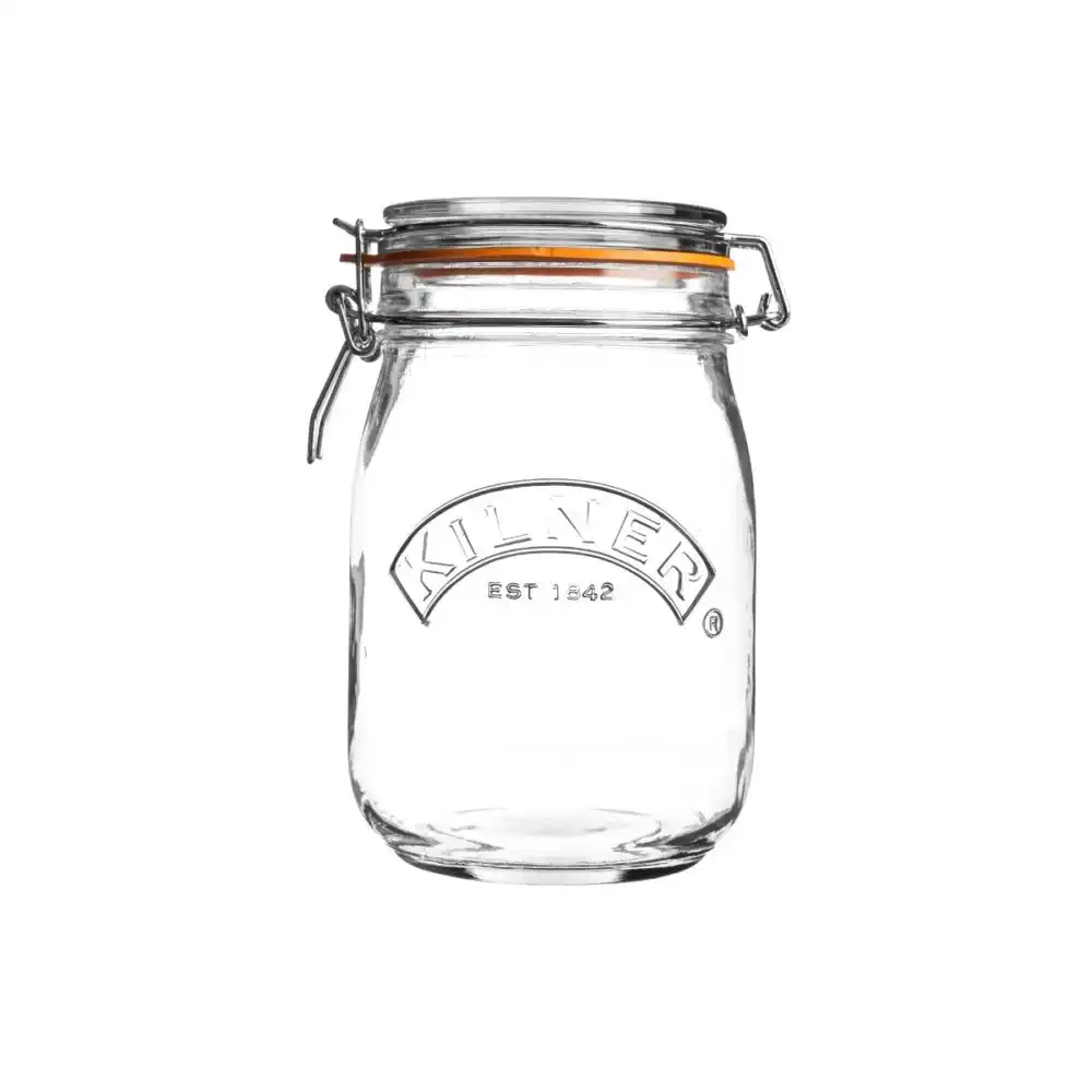 Kilner Swing Top Round Glass Jar | 1L