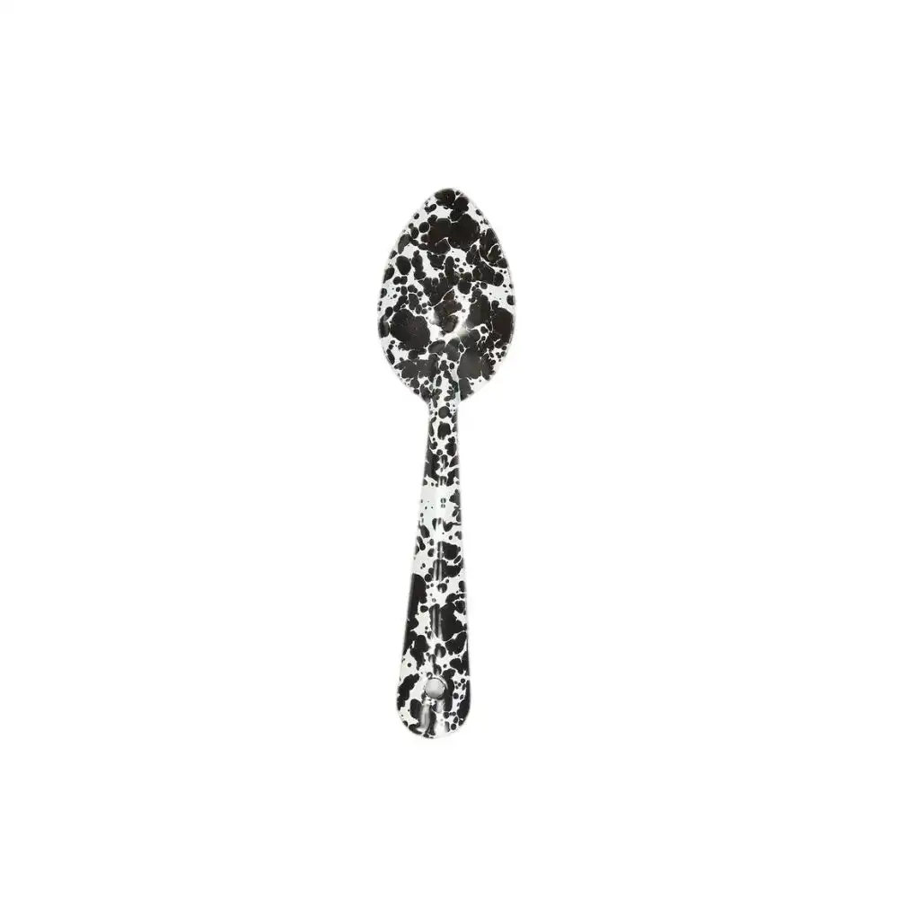 Crow Canyon 8" Medium Spoon | Black Splatter