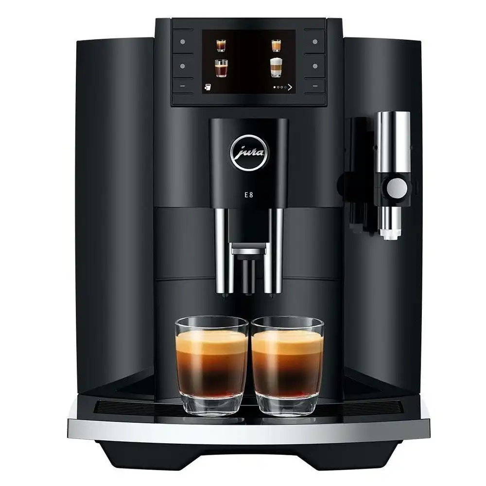 Jura E8 Automatic Coffee Machine | Piano Black