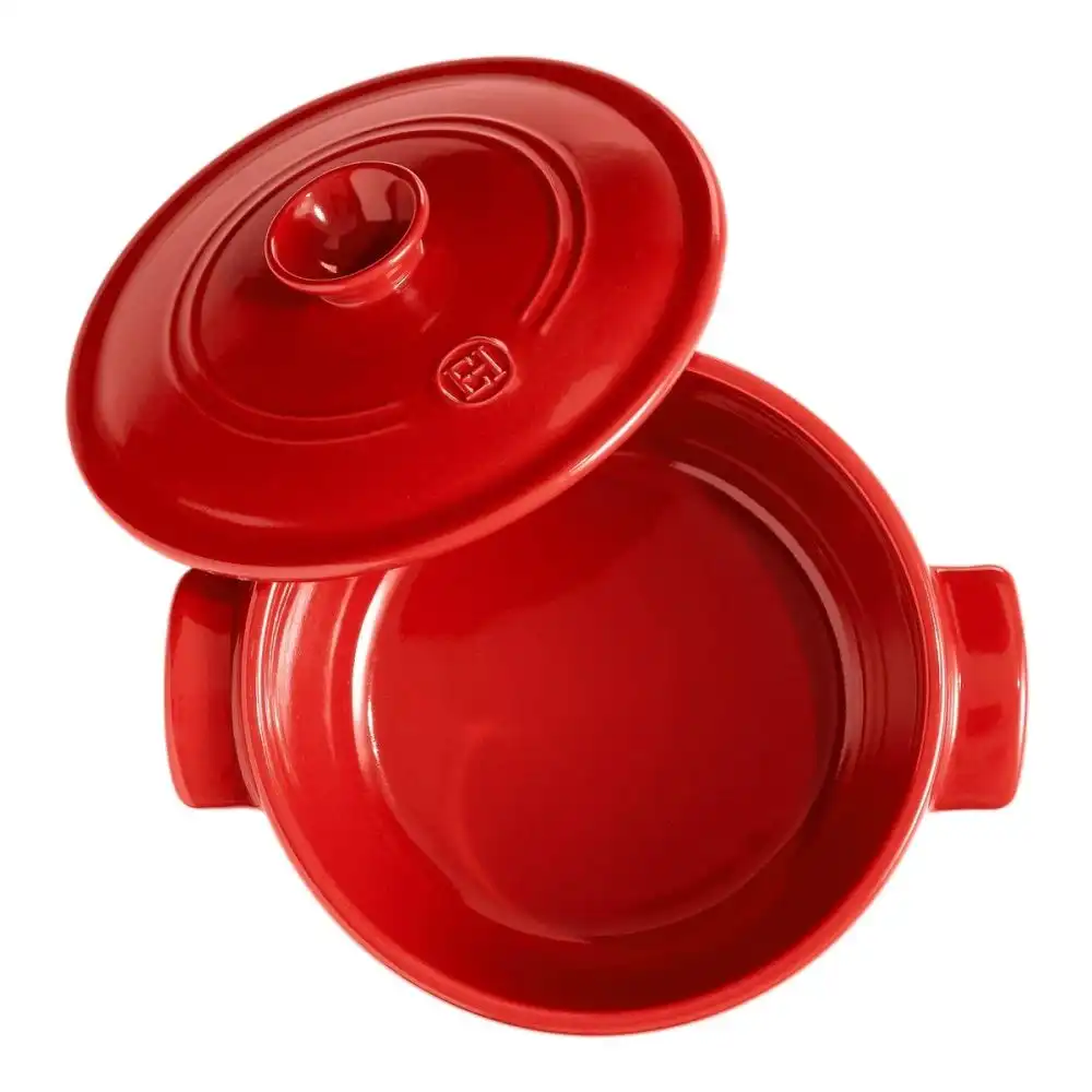 Alternative view of Emile Henry 5.5 Qt. Round Dutch Oven | Burgundy